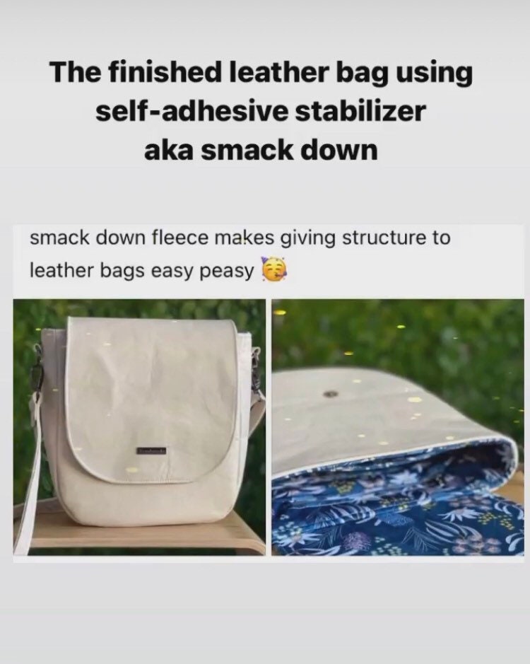 Smackdown fleece stabilizer, Self-adhesive stabilizer