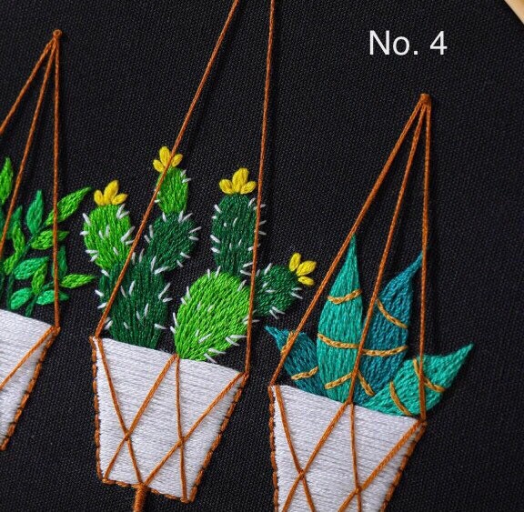 Beautiful embroidery kits for beginners, easy to follow preprinted embroidery pattern, presents for her, holiday craft, learn to embroidery