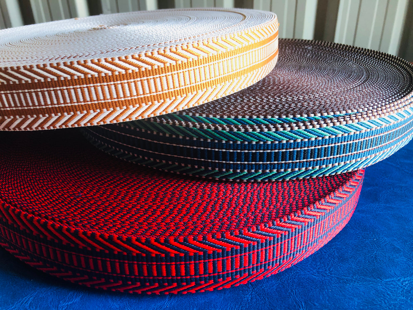 3 metre of 3.8cm patterned webbing, 1.5 inch strapping for tote bags, adjustable crossbody straps, handmade backpacks, heavy duty handles by the meter