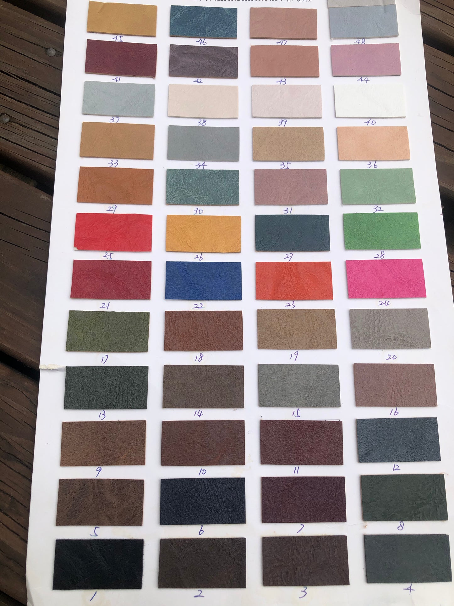 Luxury faux leather, faux full grain cow hide leather F5