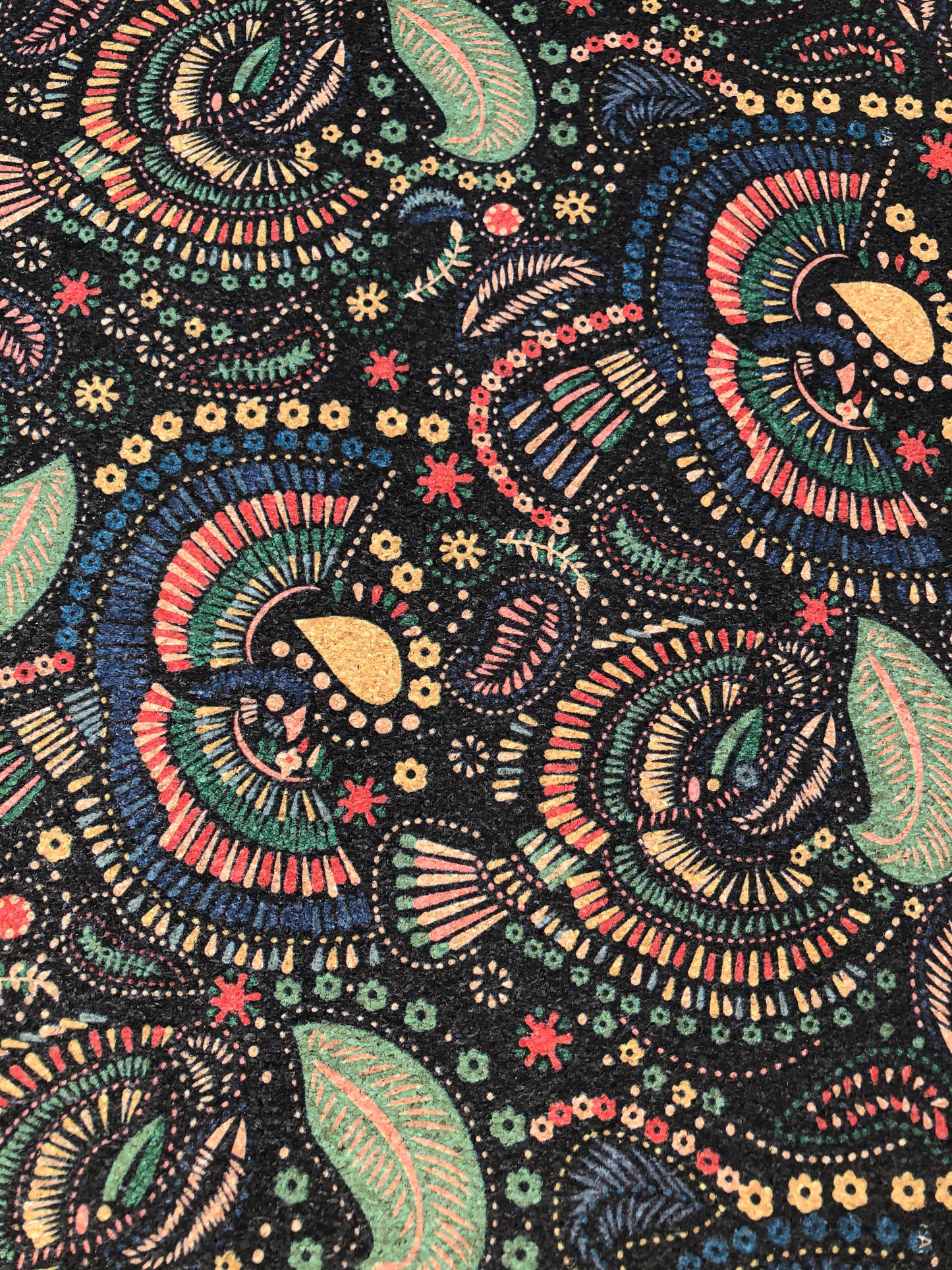 Printed cork fabric, vegan leather, cork bags, vegan leather, cork leather F1