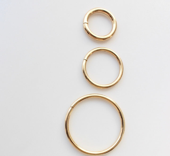 O rings - 13mm, 25mm, 38mm for bag making, crafts