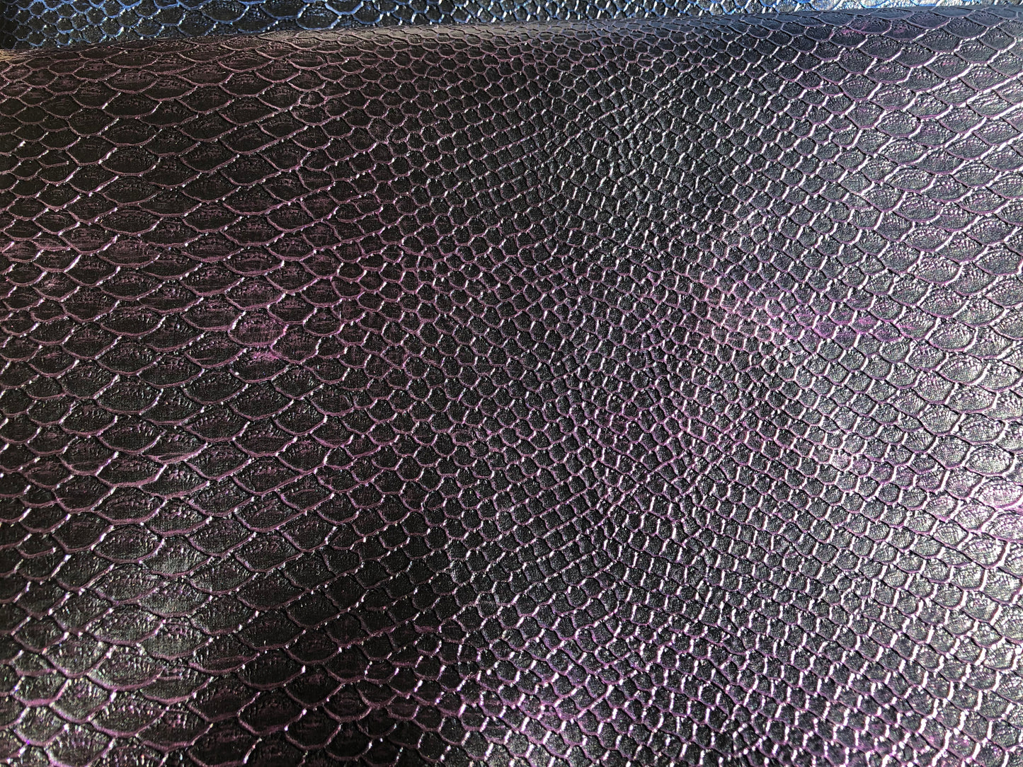 Mermaid scales Vinyl, embossed faux leather, synthetic leather, Vegan Pleather, artificial leather for bags, garments, and upholstery by the meter