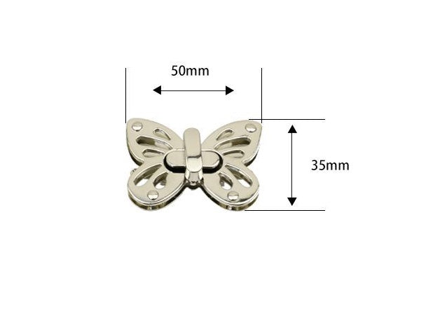 Butterfly turn lock, Purse locks, Twist lock