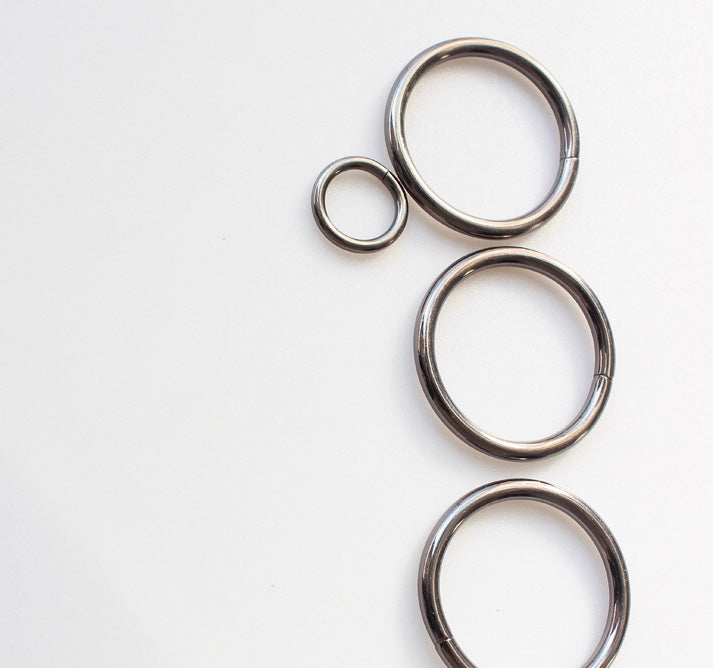 O rings - 13mm, 25mm, 38mm for bag making, crafts