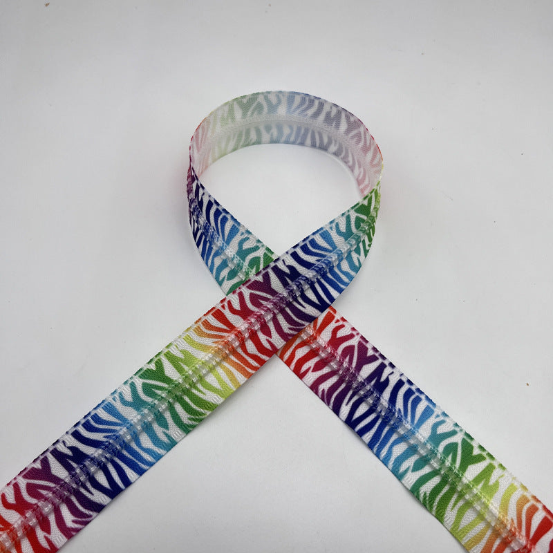 Printed zipper tapes, Patterned zipper tapes