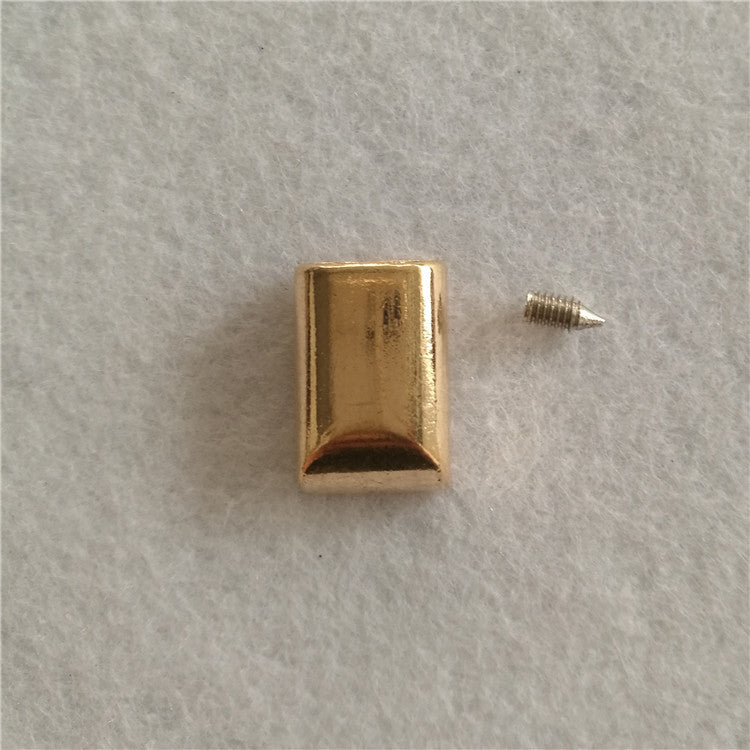 Metal zipper ends for bag making etc.