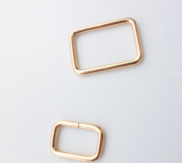 Rectangular metal rings 20mm, 25mm, 32mm, 38mm for bagmaking, leatherwork, crafts, home decor A4, H7-8