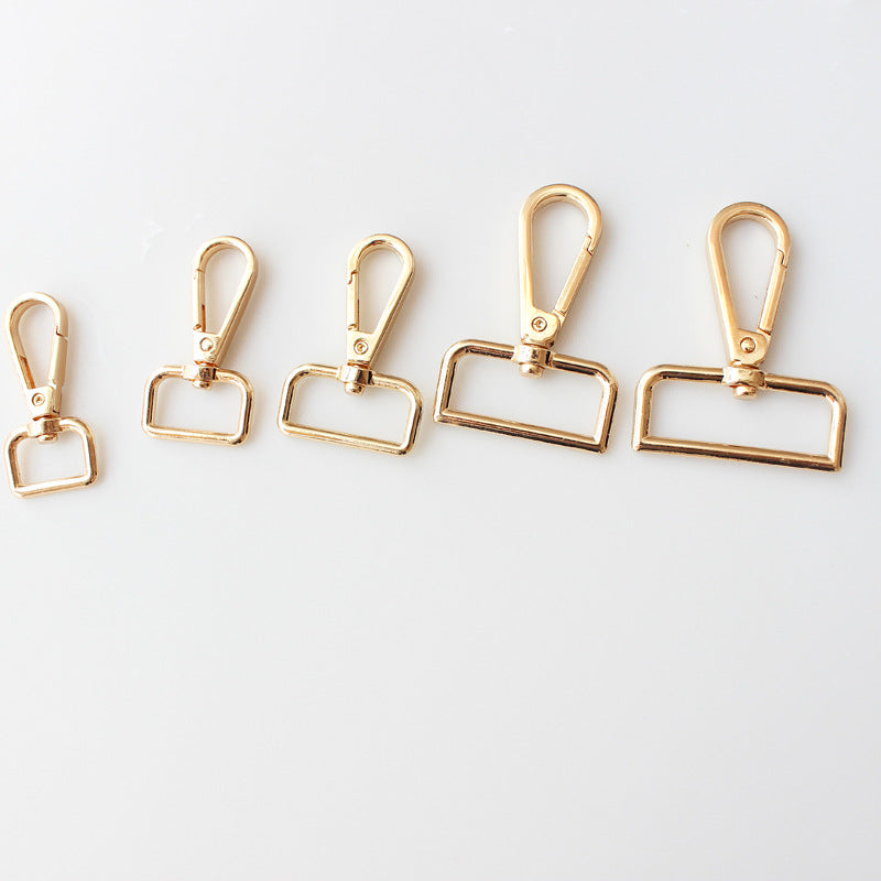 Rectangular eye swivel hooks 25mm, 32mm, 38mm, bag hardware, crossbody,, tote bag, backpack fittings, bag making, handmade bags