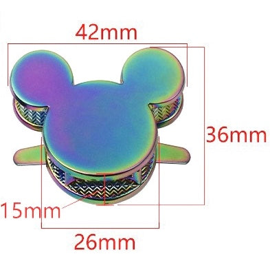 Mouse shape Purse locks, clutch lock