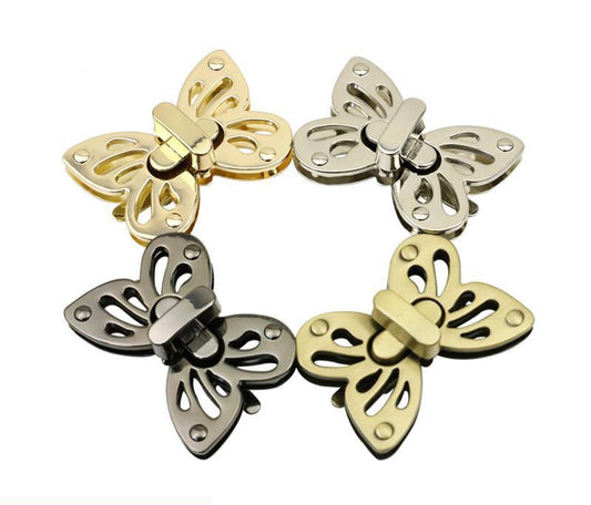 Butterfly turn lock, Purse locks, Twist lock