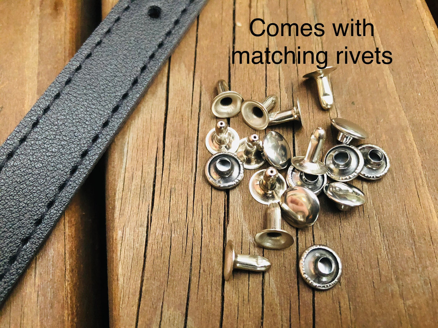 PU leather straps, replacement handbag straps, vegan leather handle for shoulder bag, artificial leather straps with rivets