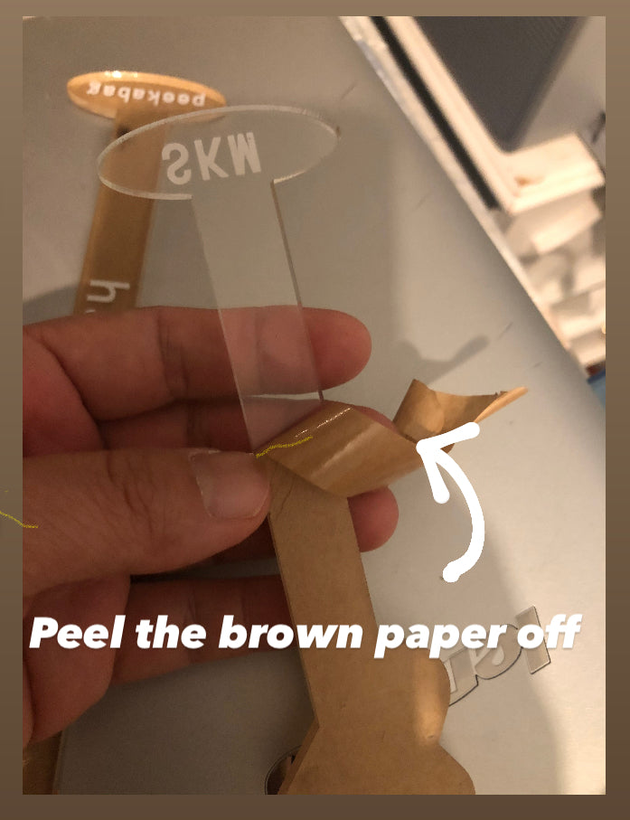 Peekabag, bag and wallet props, openers for interior display and photography