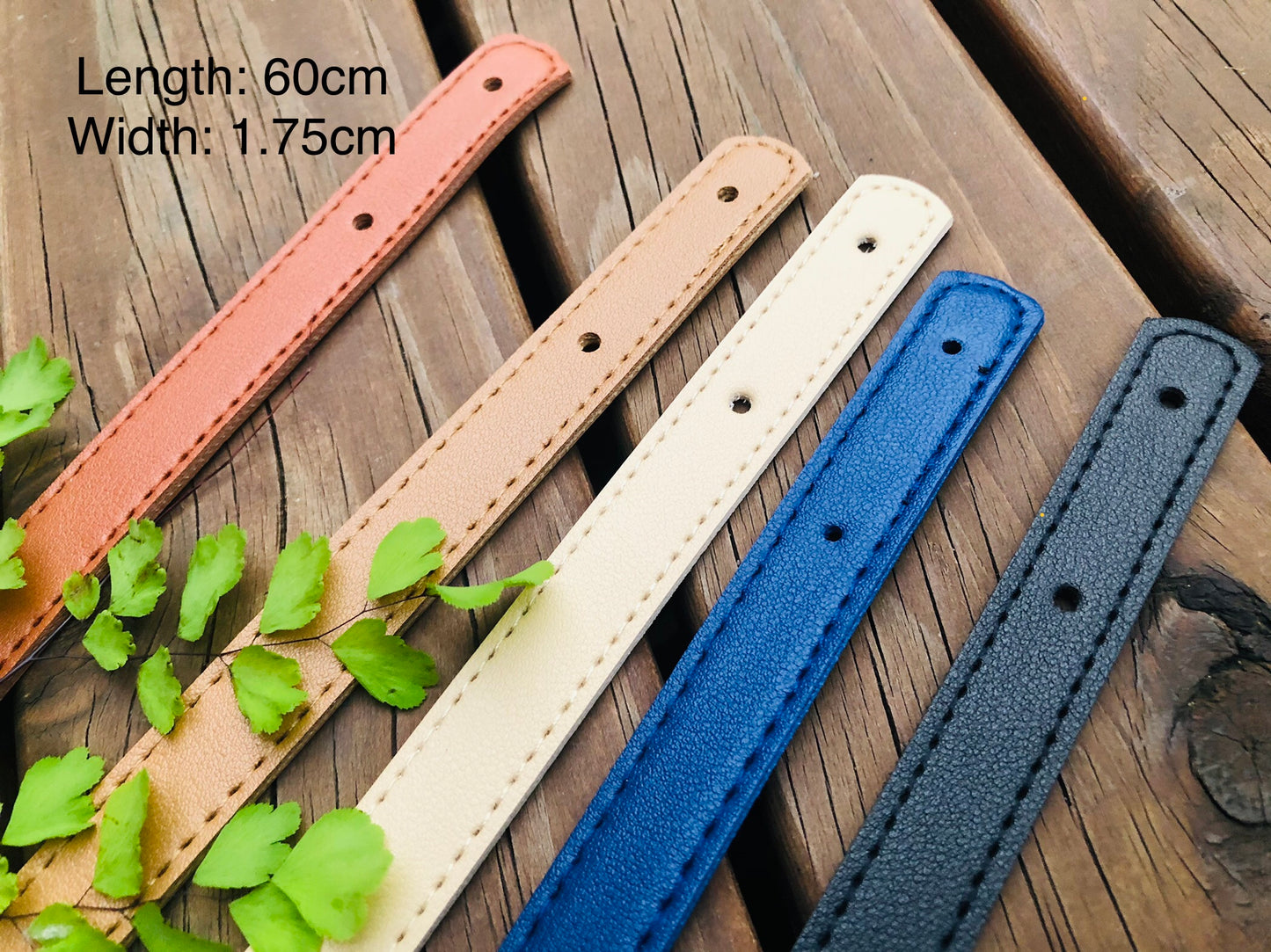 PU leather straps, replacement handbag straps, vegan leather handle for shoulder bag, artificial leather straps with rivets