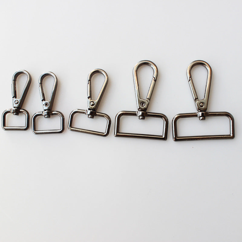 Rectangular eye swivel hooks 25mm, 32mm, 38mm, bag hardware, crossbody,, tote bag, backpack fittings, bag making, handmade bags