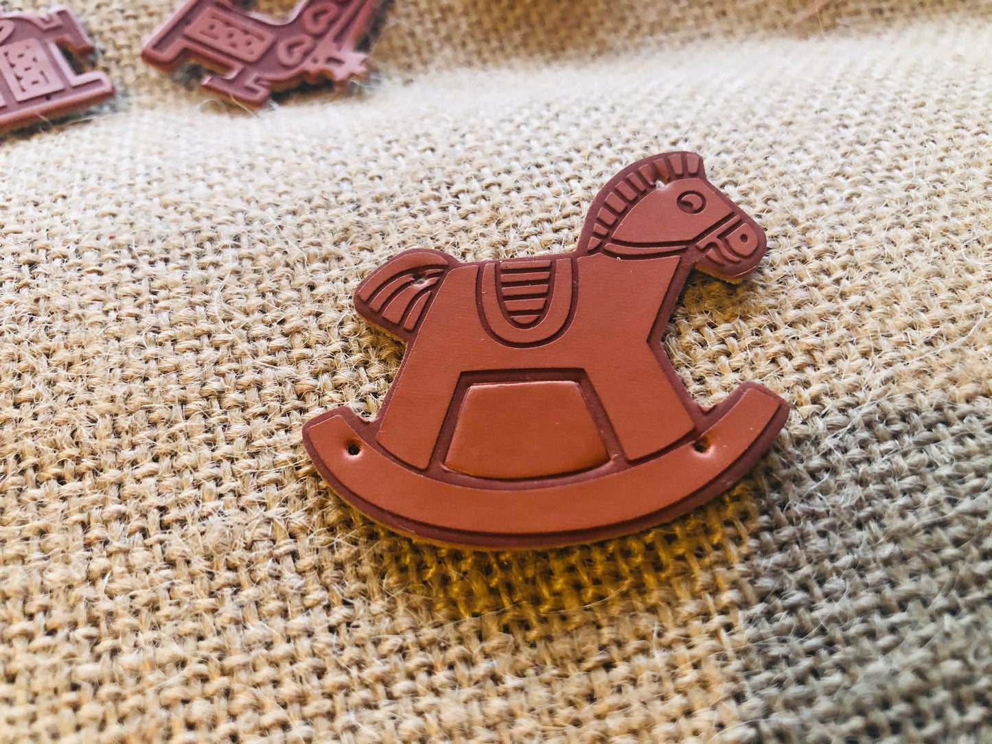 PU Leather labels for handmade bags, handmade with love labels for clothes, dolls, leather work, knitting, crochet and other craft projects