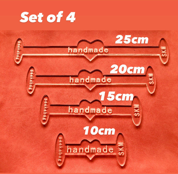 Peekabag, bag and wallet props, openers for interior display and photography