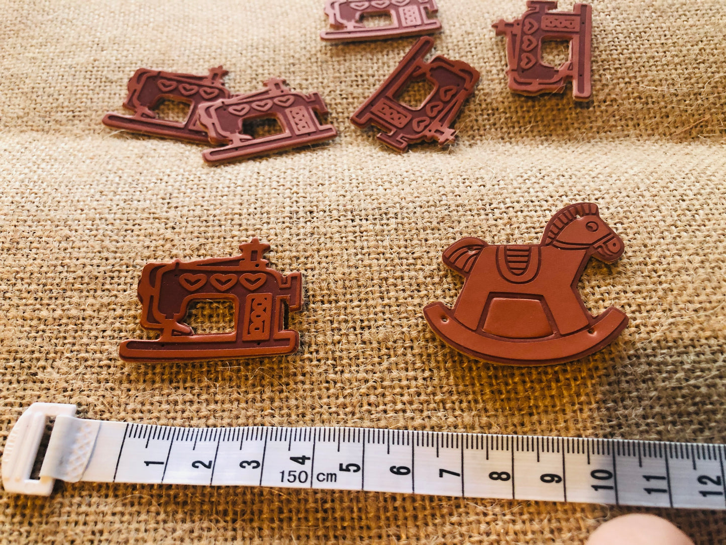 PU Leather labels for handmade bags, handmade with love labels for clothes, dolls, leather work, knitting, crochet and other craft projects