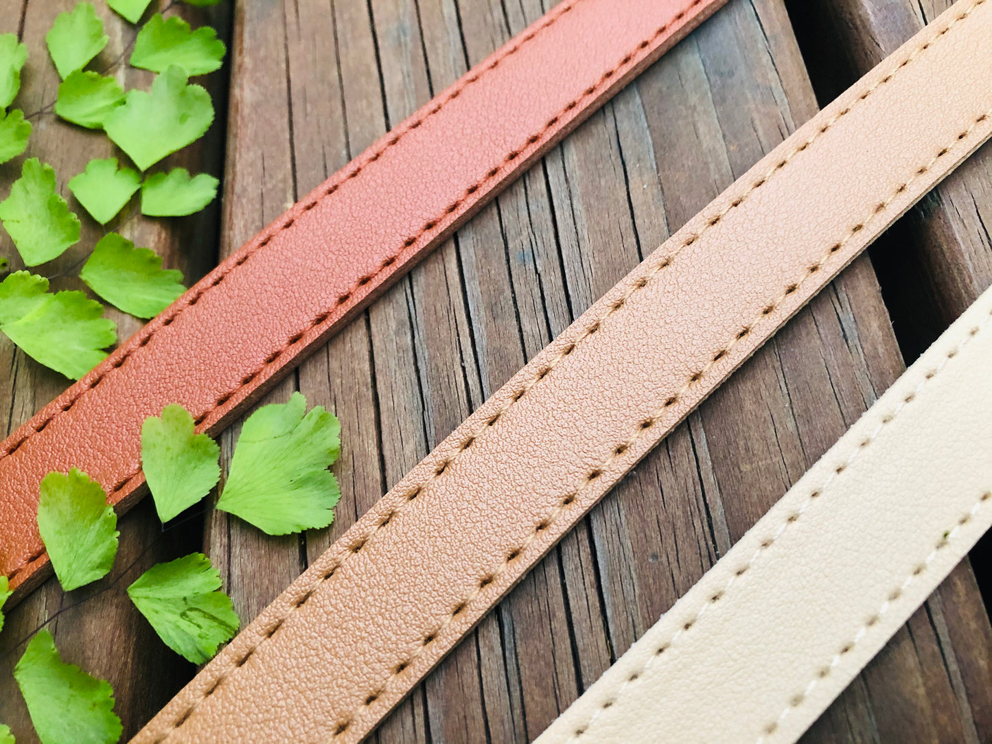 PU leather straps, replacement handbag straps, vegan leather handle for shoulder bag, artificial leather straps with rivets