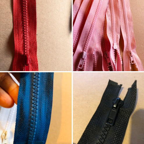 45cm Chunky zipper tape for pouches, bags, jackets G3B