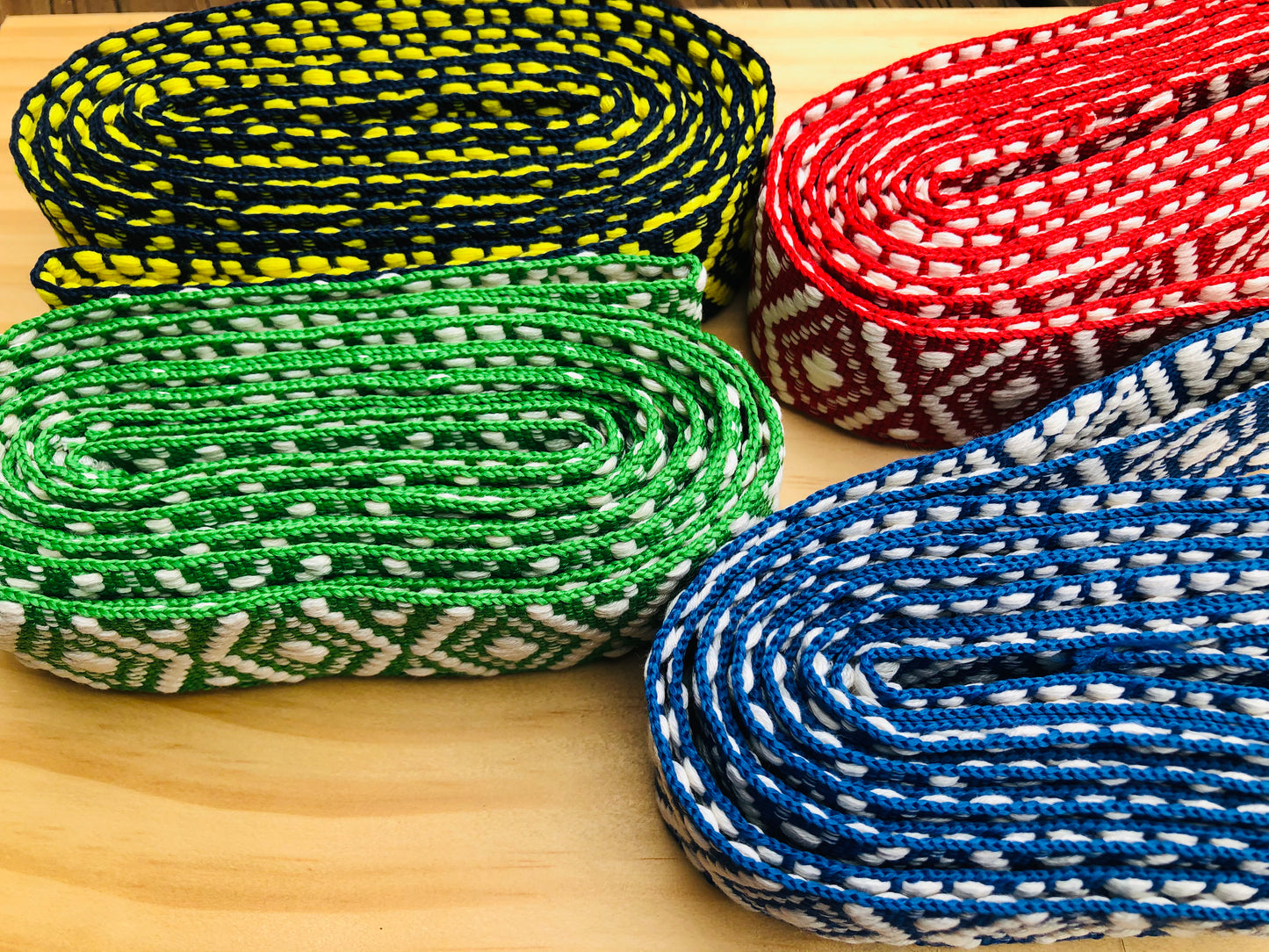3.8cm patterned webbing, 1.5 inch strapping for tote bags, adjustable crossbody straps, handmade backpacks, heavy duty handles by the meter
