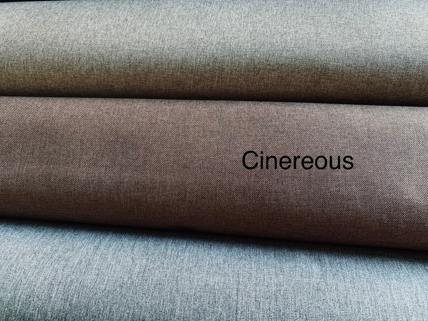 100% recycled Linen look fabric