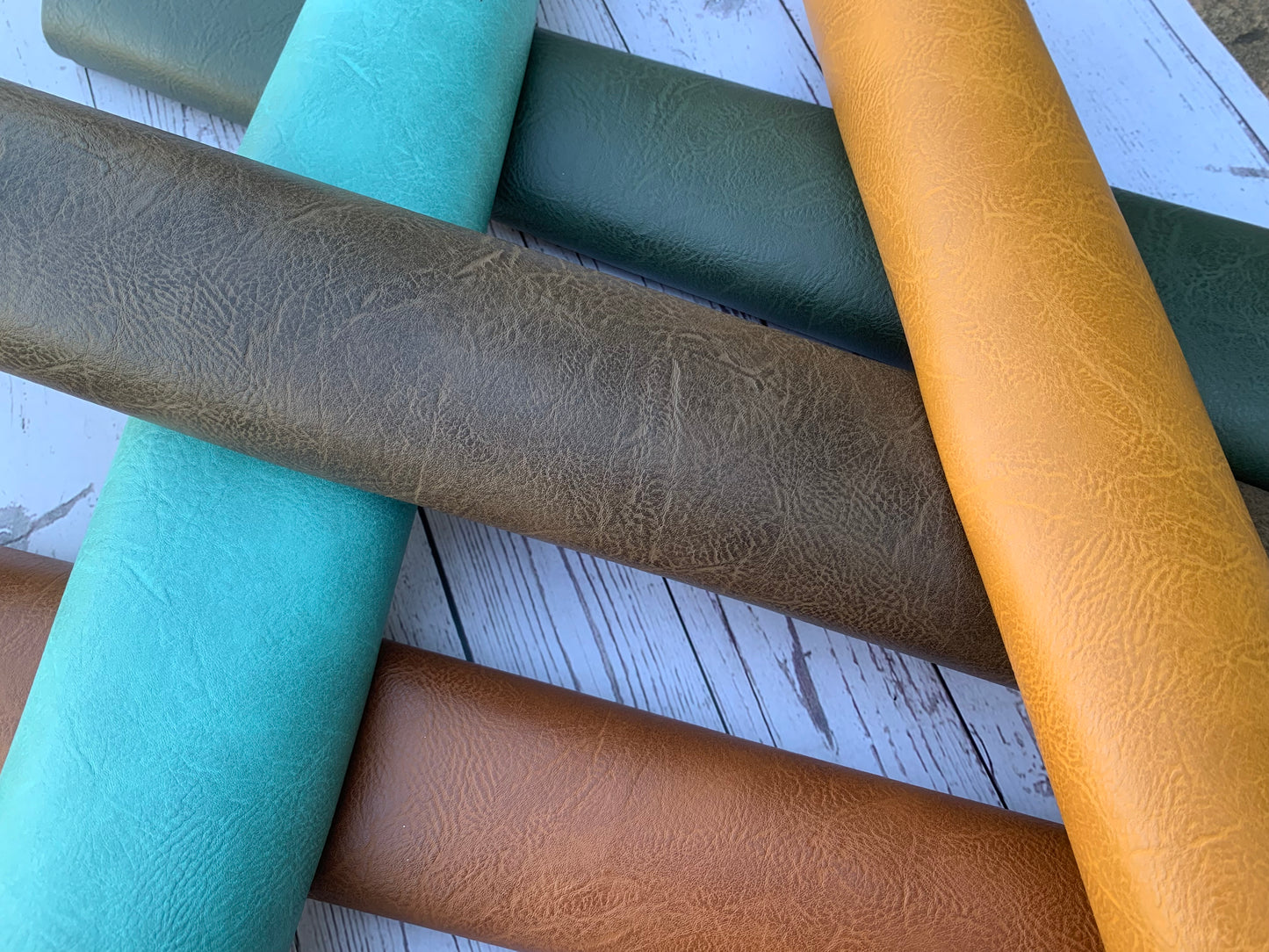 Textured luxury faux leather, faux full grain cow hide leather E6