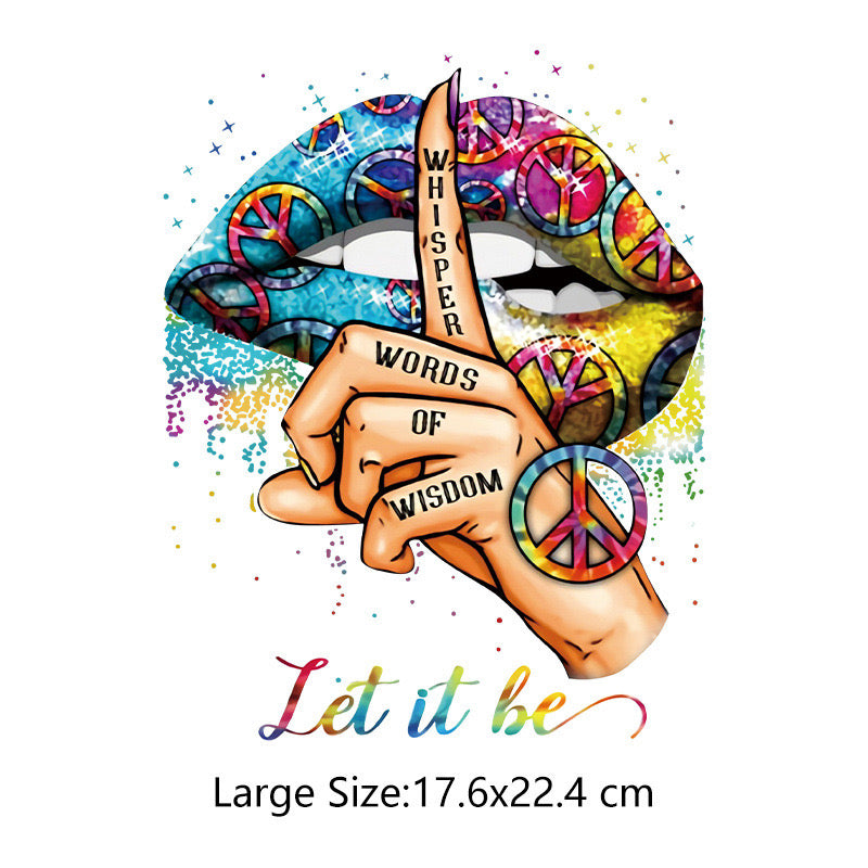 Let it be HTV - Heat transfer Vinyl, iron on vinyl designs