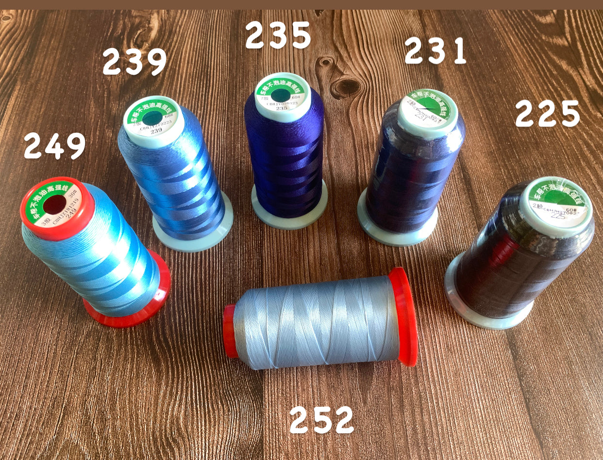 Tex 45 & Tex 70 Super Strong Polyester Sewing Threads C2-3,B4,I – Sun ...