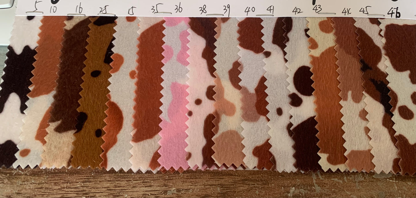 Faux horsehair fabric, Faux cowhide fabric, artificial fur F1