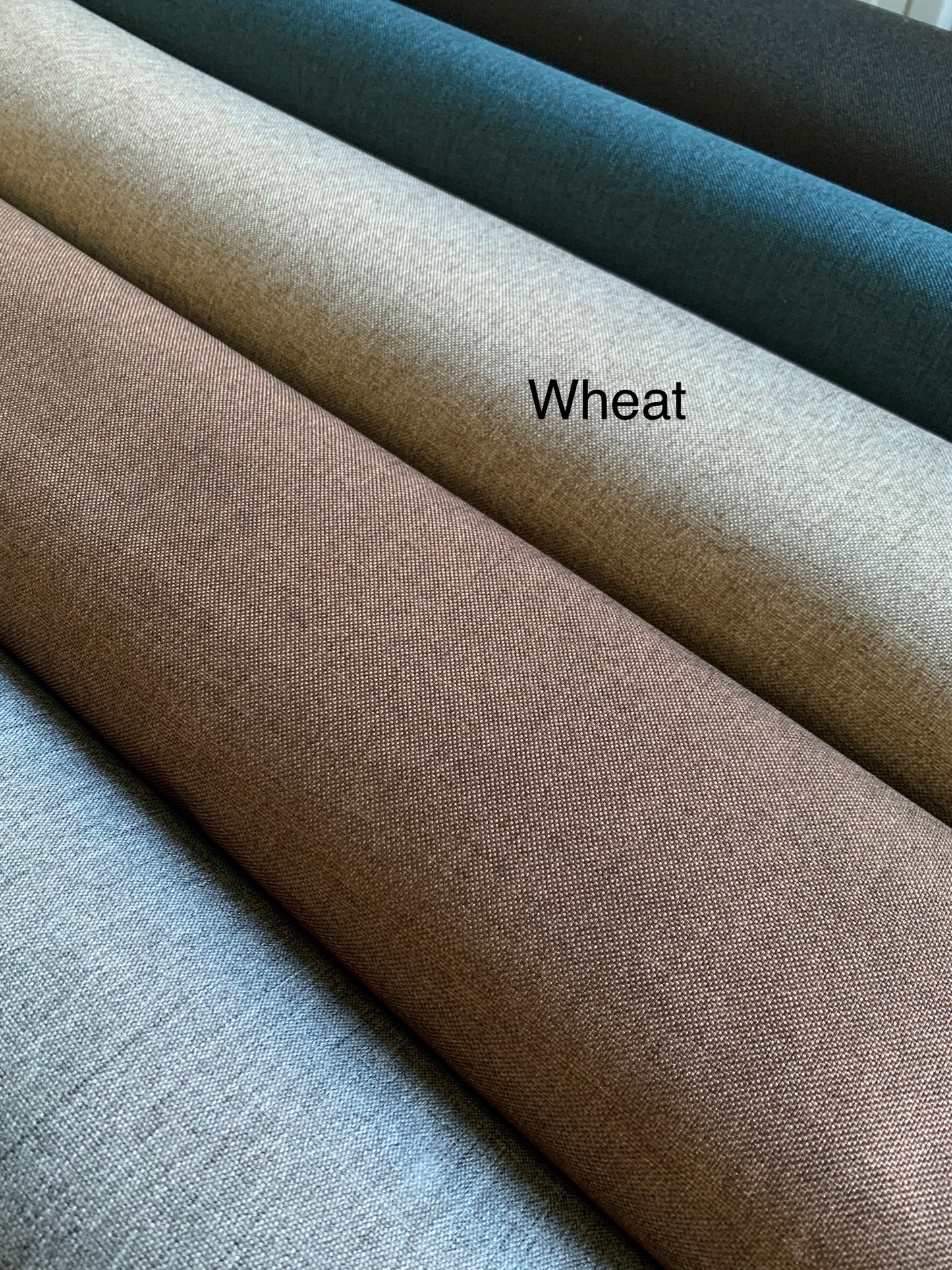 100% recycled Linen look fabric