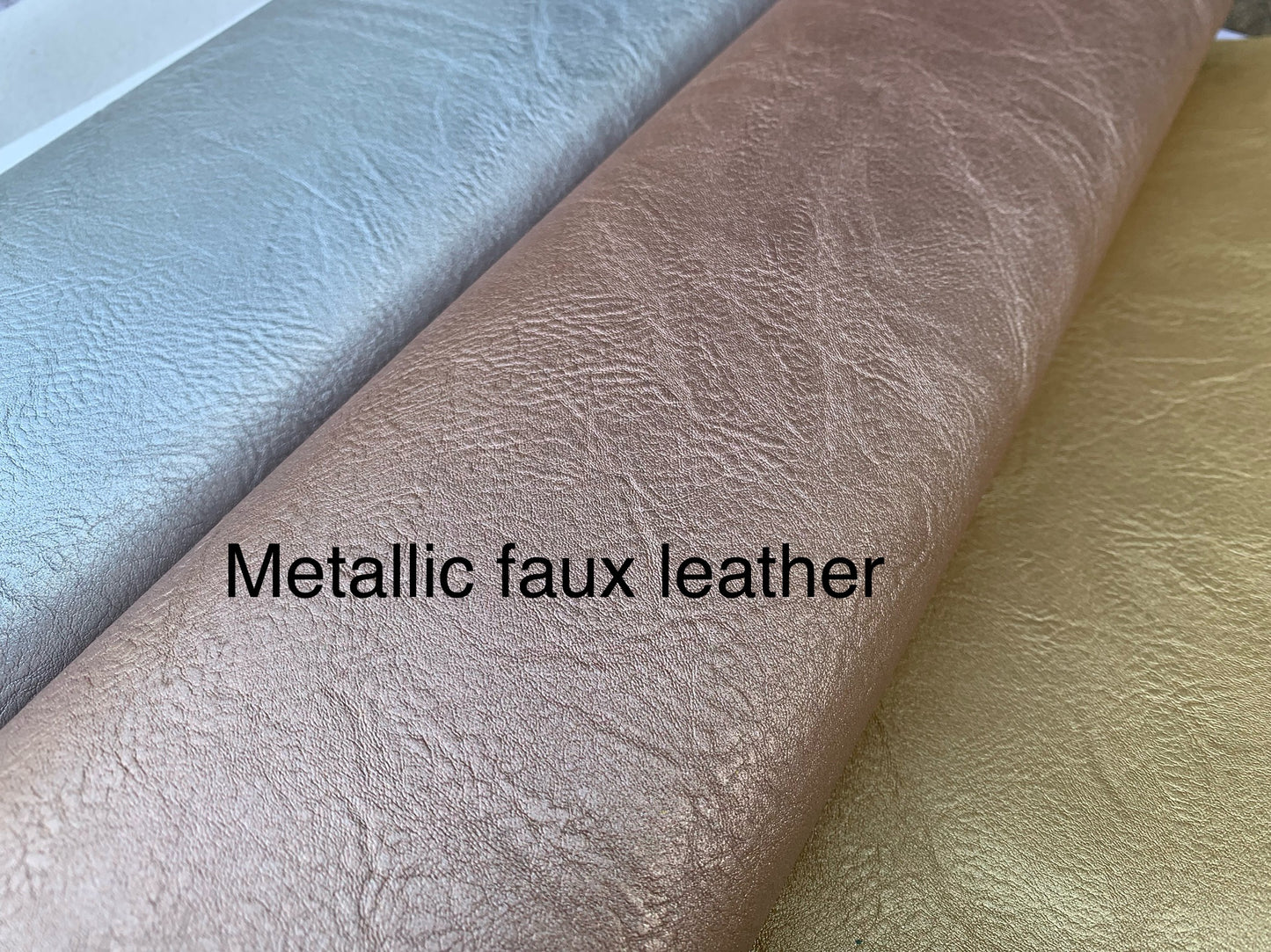 Metallic faux leather - E6