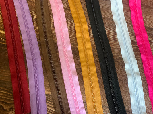 Size 5 color zipper tapes