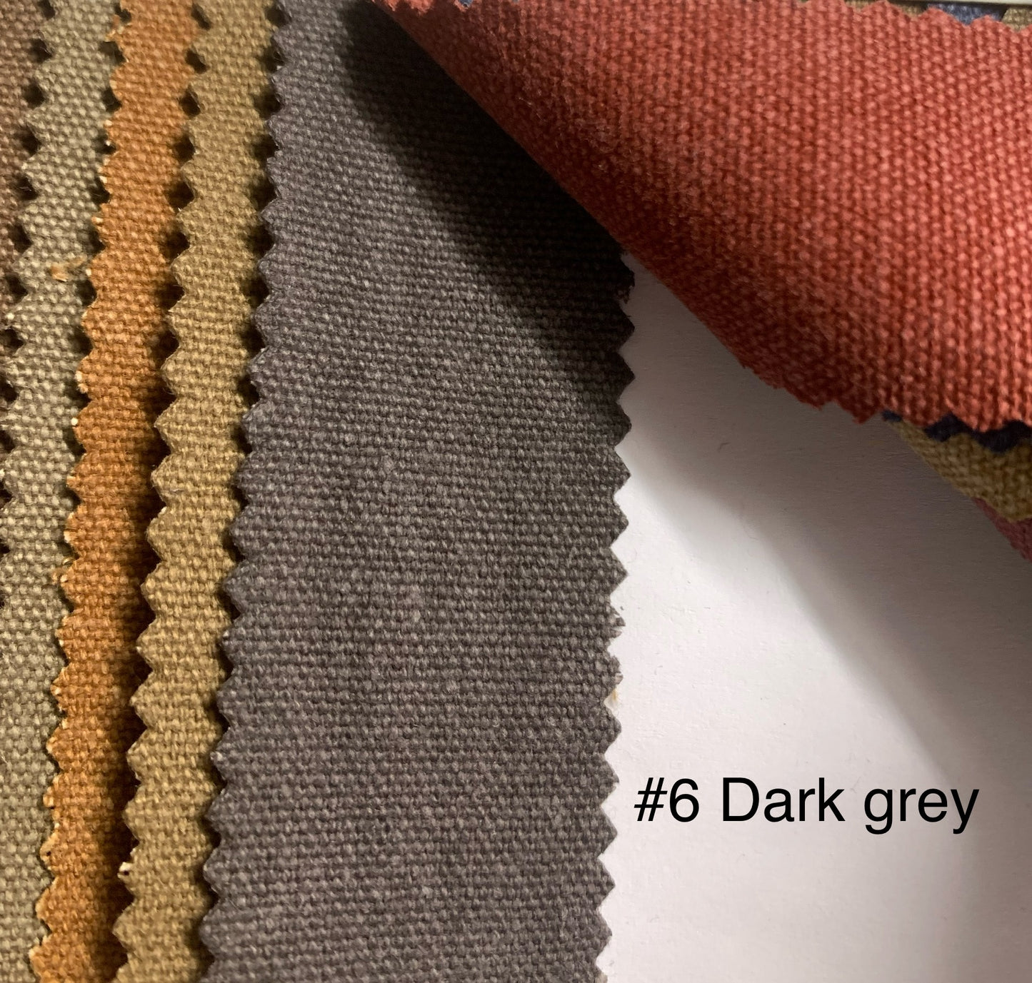 Medium weight stonewashed canvas, 100% Cotton canvas F4