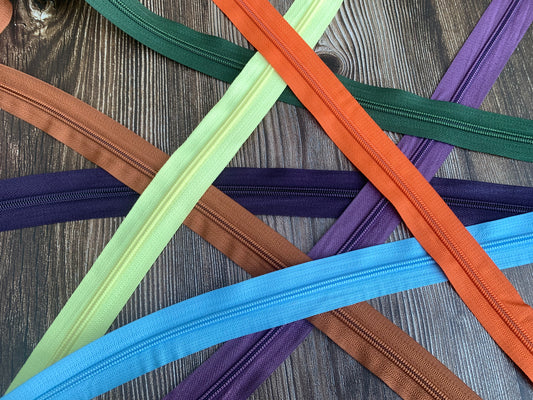 Size 5 color zipper tapes, nylon zipper tapes by the metre G6