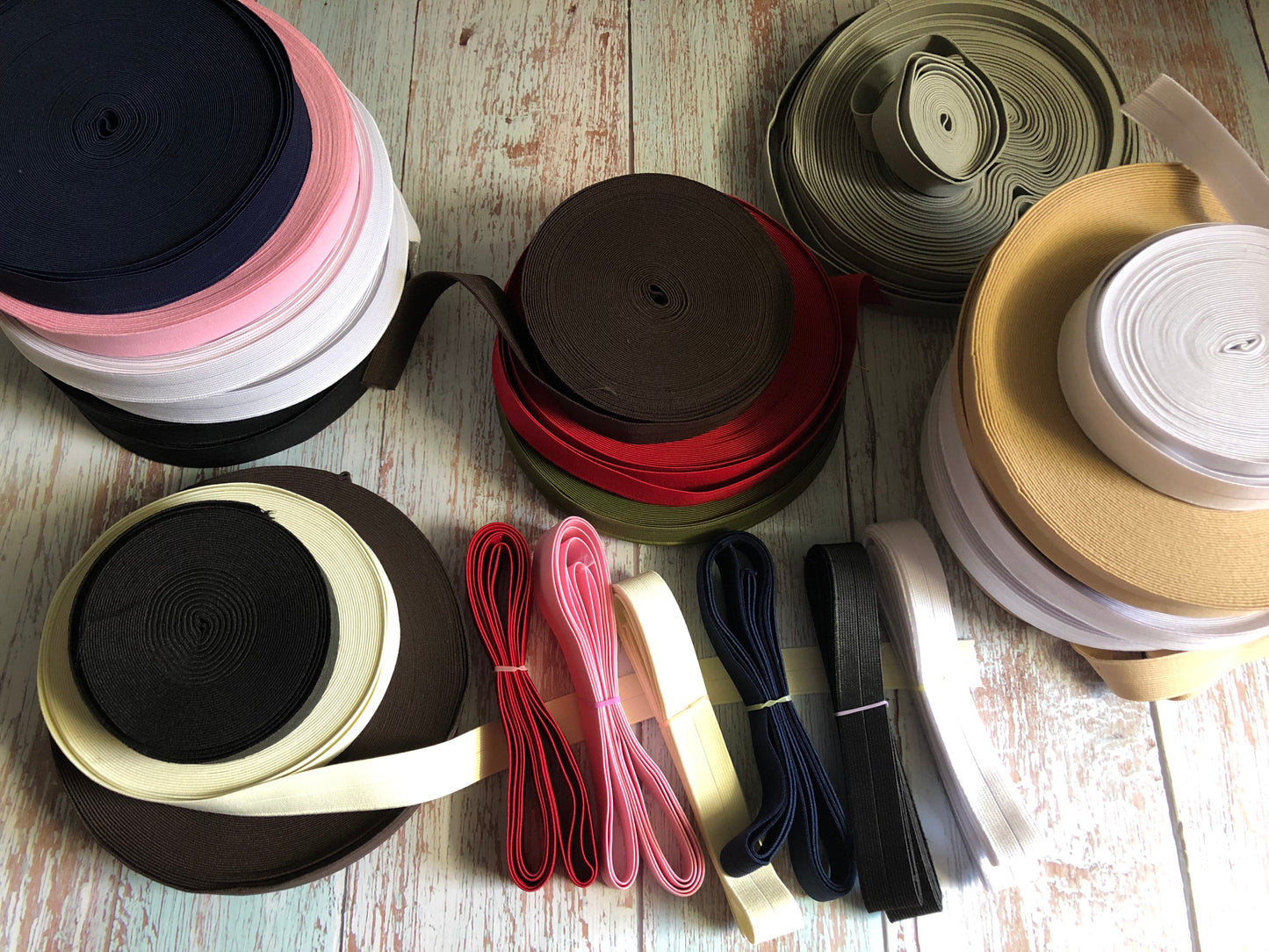 Fold over elastic binding tapes for bags, clothes, home decor A3