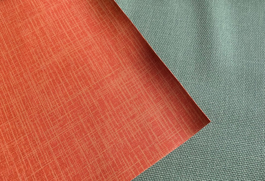 Linen like faux leather