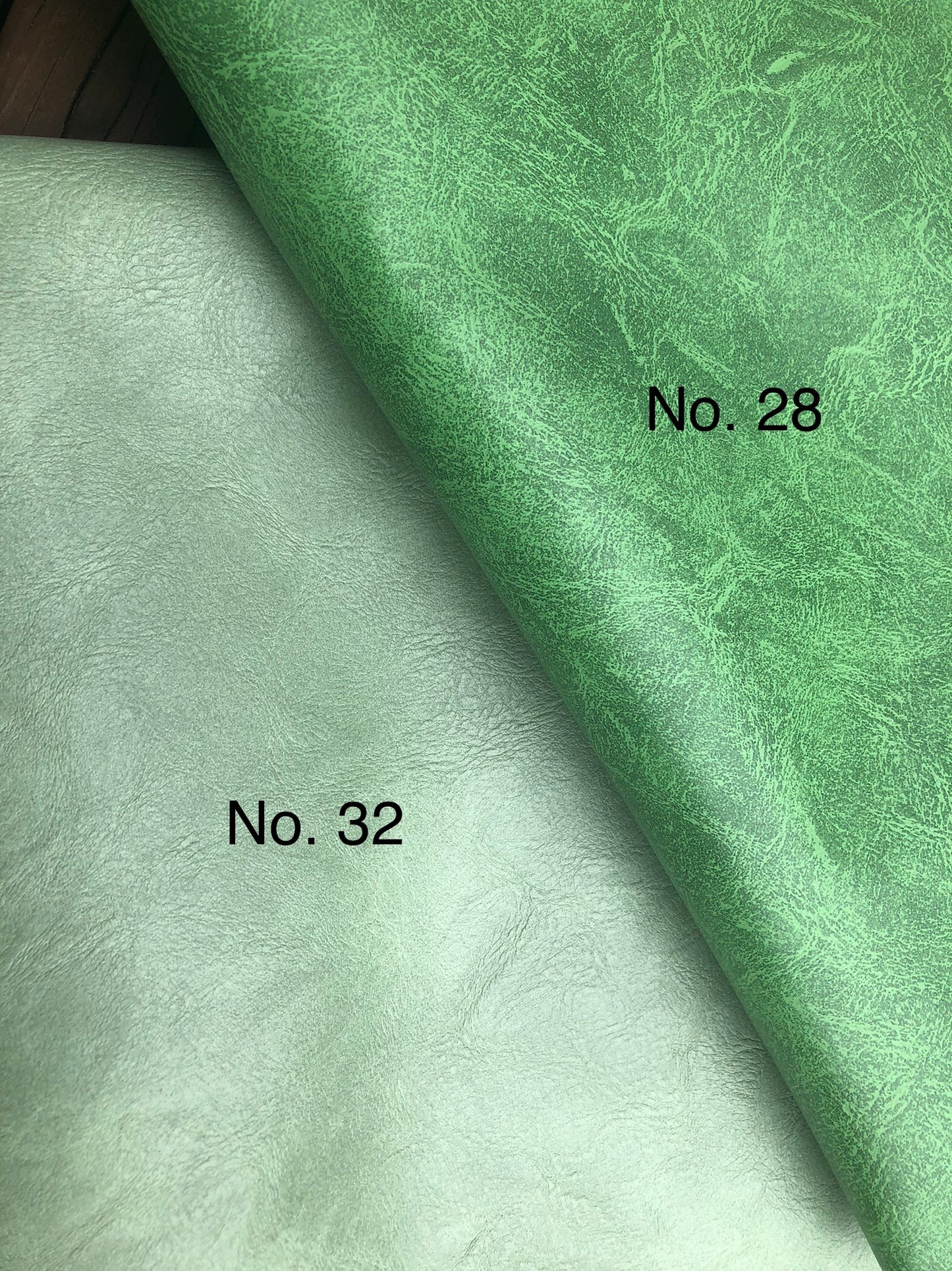 Luxury faux leather, faux full grain cow hide leather F5