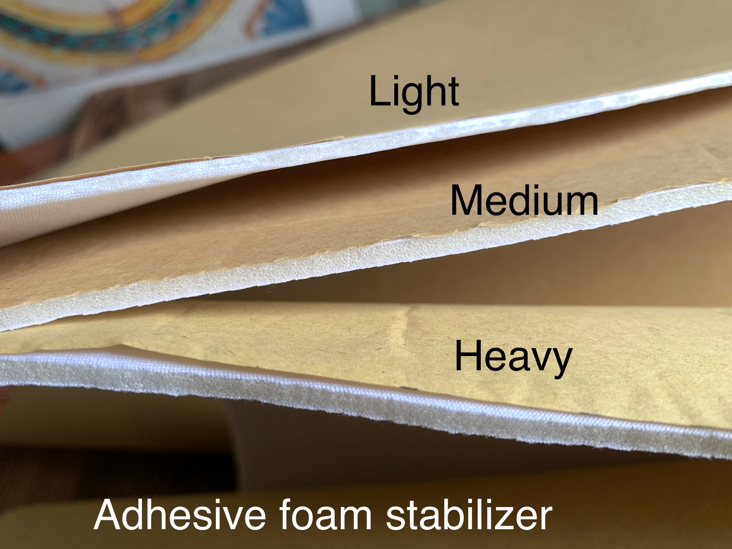 Smackdown foam stabilizer, Self-adhesive stabilizer