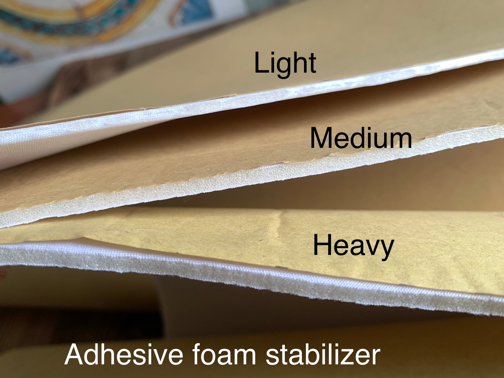 Smackdown foam stabilizer, Self-adhesive stabilizer, foam wadding, clo ...