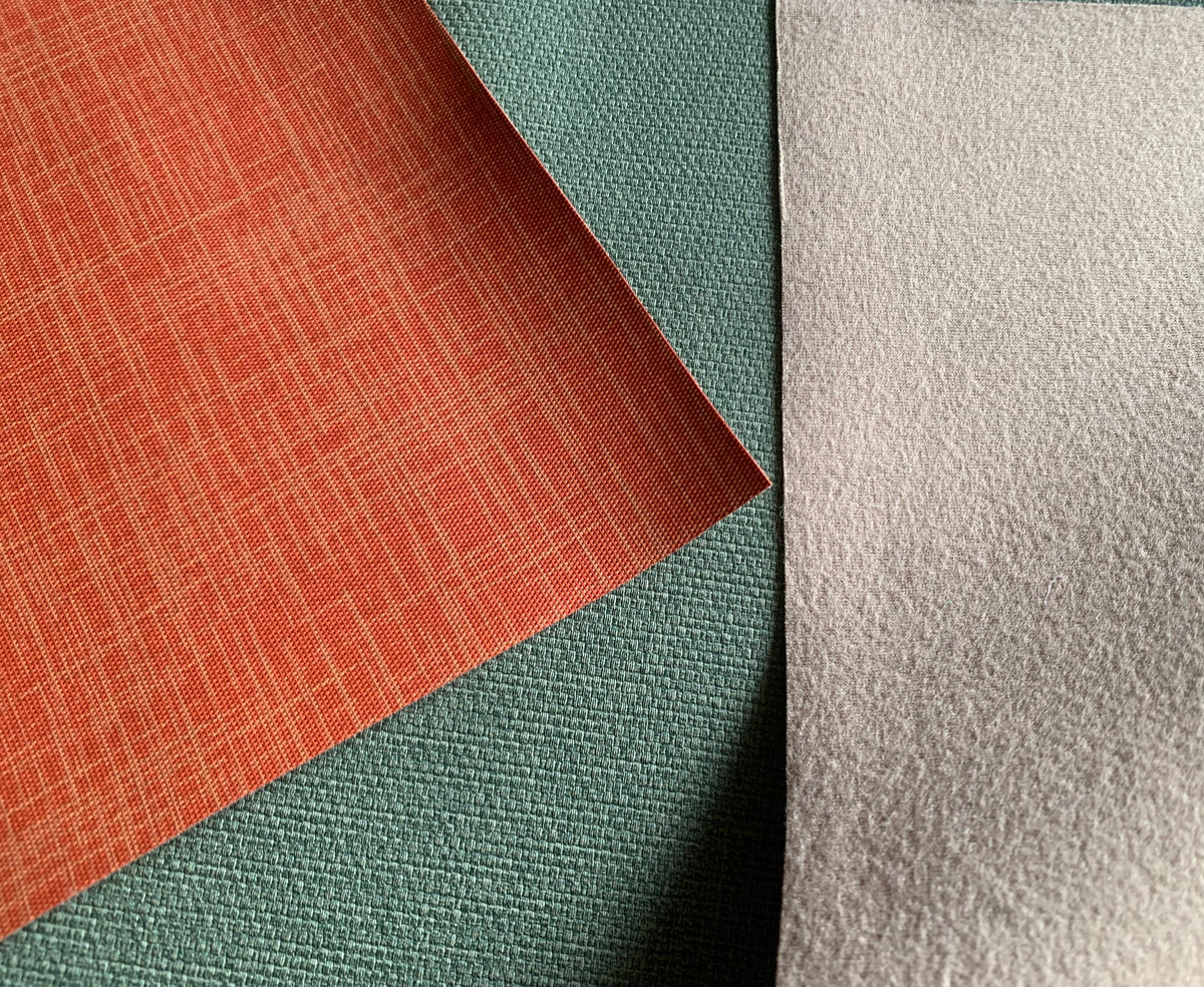Linen like faux leather