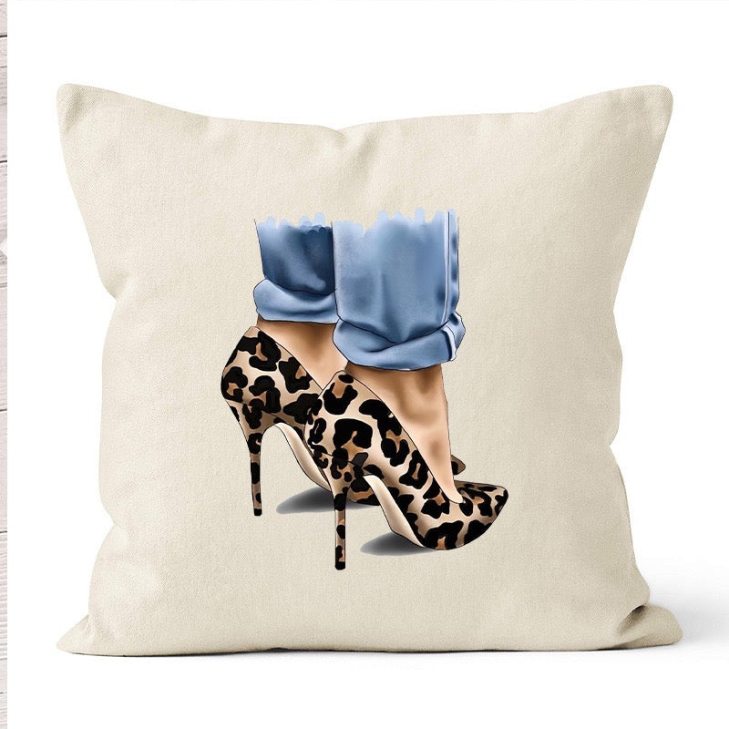 Leopard high heels HTV - Heat transfer Vinyl, iron on vinyl designs