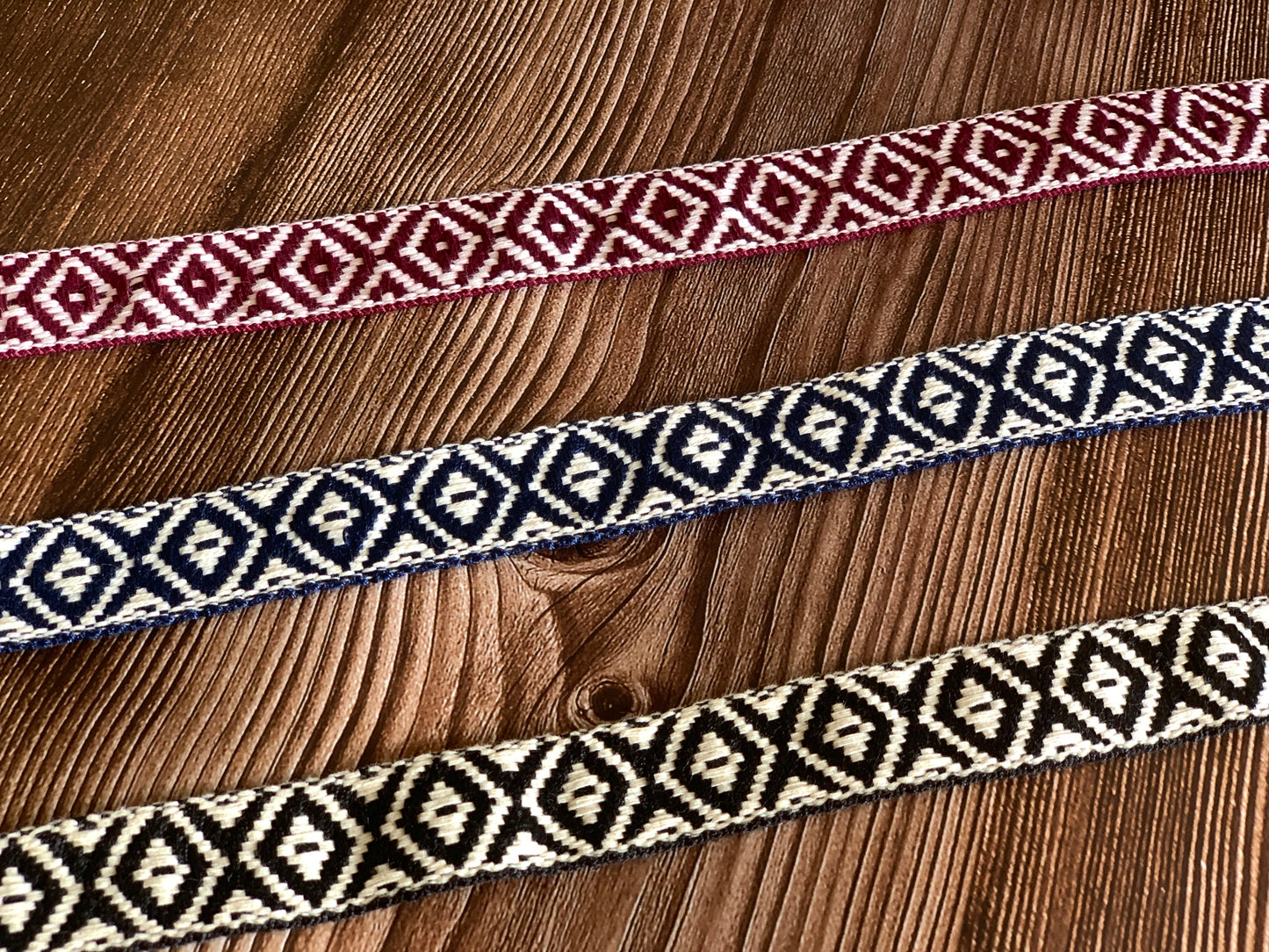 2.5cm/1 inch patterned webbing, Pattern A