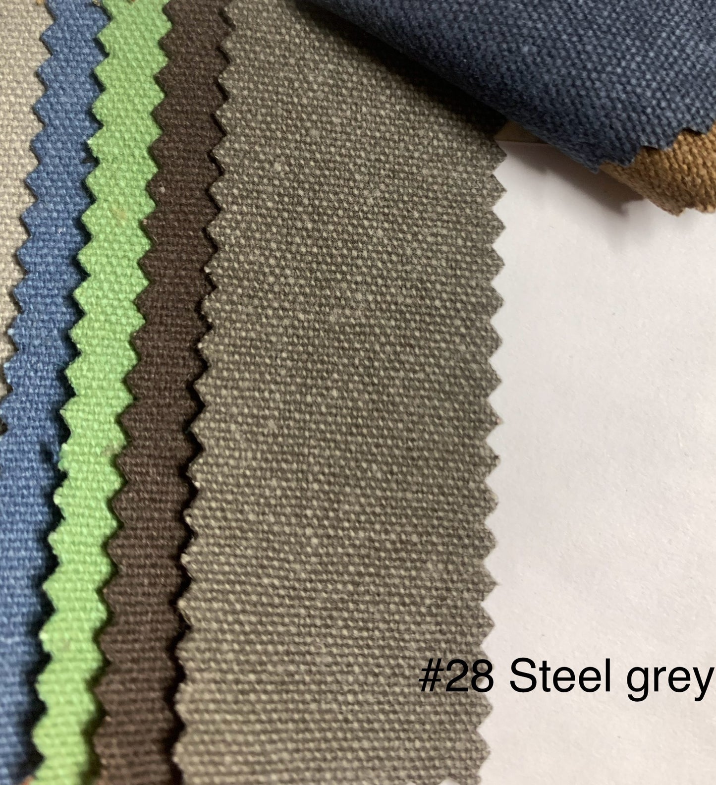 Medium weight stonewashed canvas, 100% Cotton canvas F4