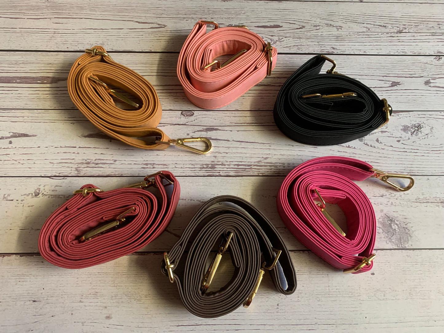140cm faux suede leather straps, adjustable crossbody straps B3