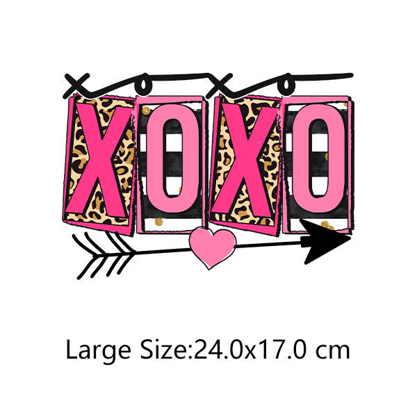 Pink XOXO HTV - Heat transfer Vinyl, iron on vinyl designs