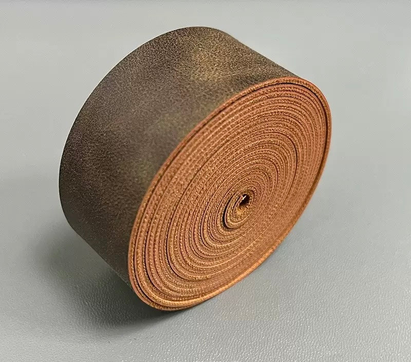 Faux leather strapping by the roll of 2m