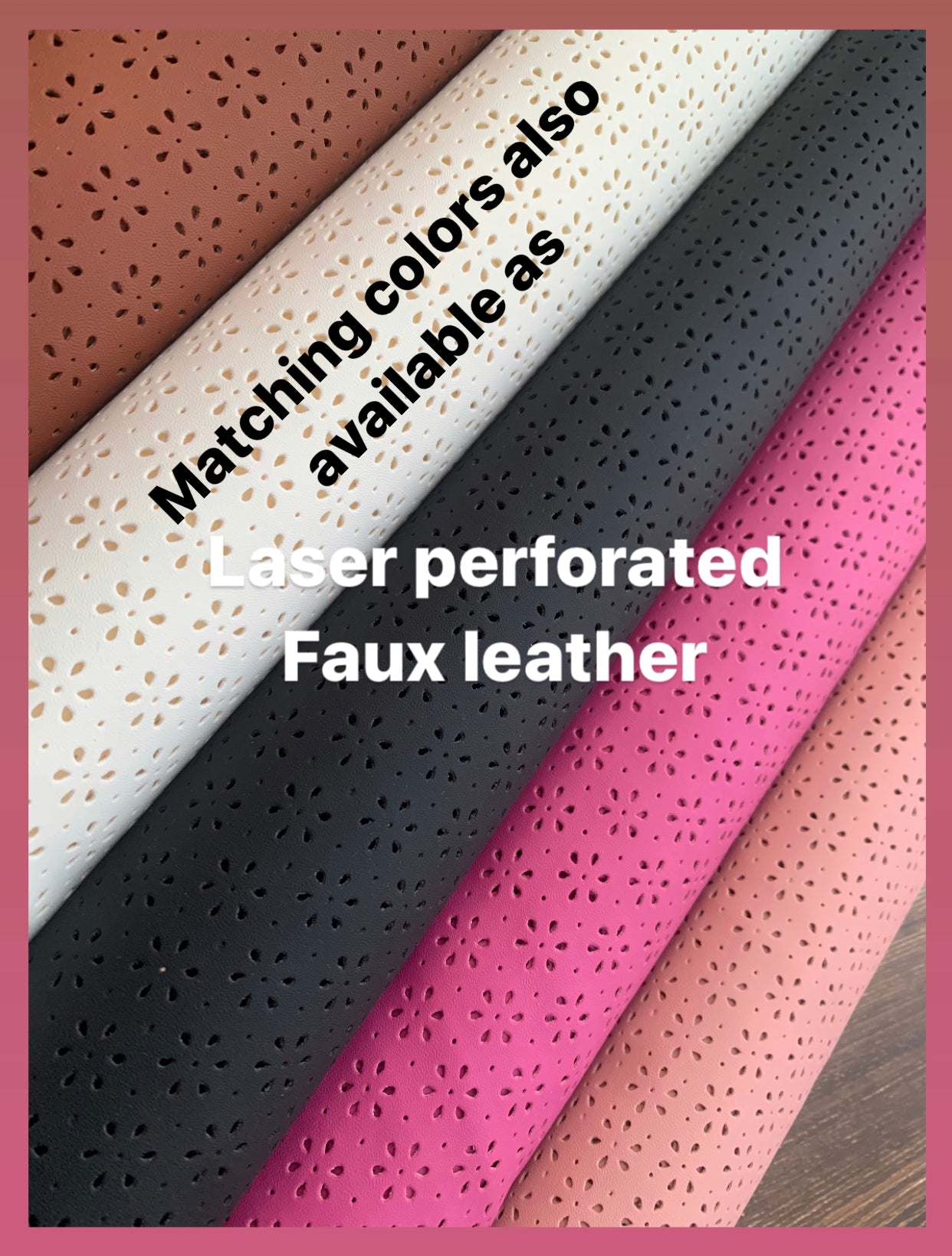 Smooth & Soft vinyl, sold faux leather, vegan leather, synthetic leather for bag making, shoes, garments, home decor etc.