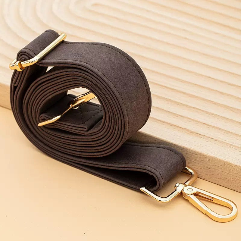 140cm faux suede leather straps, adjustable crossbody straps B3
