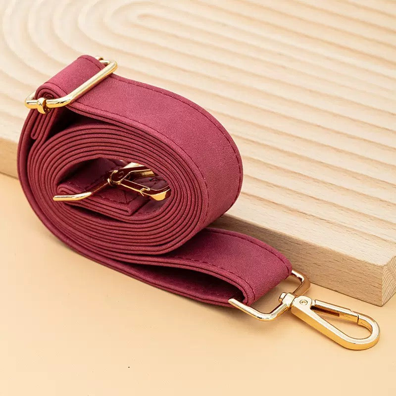 140cm faux suede leather straps, adjustable crossbody straps B3
